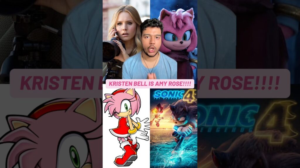 Kristen Bell Will Play Amy Rose In Sonic The Hedgehog 4… Kristen Bell Will Play Amy Rose In Sonic The Hedgehog 4…