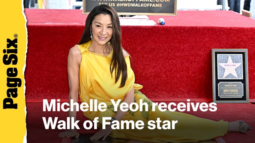 Michelle Yeoh honored with star on Hollywood Walk of Fame Michelle Yeoh honored with star on Hollywood Walk of Fame