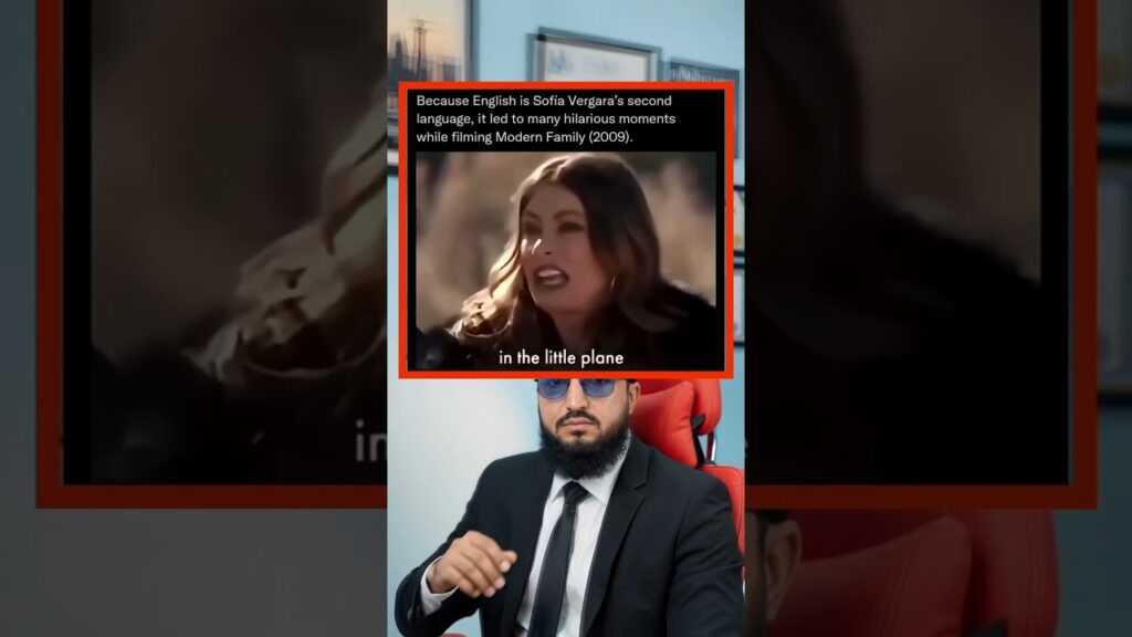 Because English is Sofía Vergara's second language, it led to many hilarious moments while filming