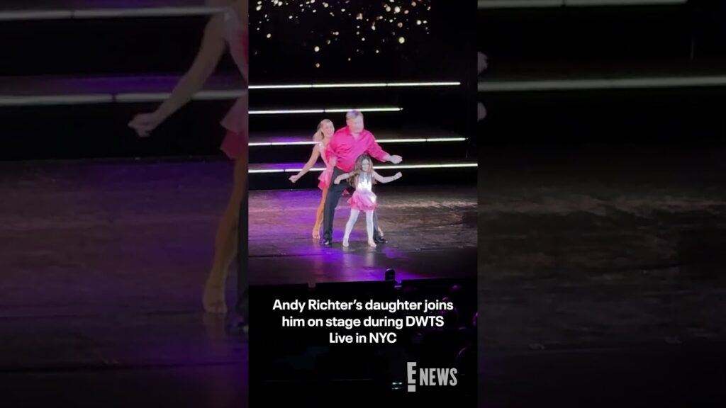 Andy Richter recreated one of his "Dancing with the Stars" routines with his daughter at DWTS Live.