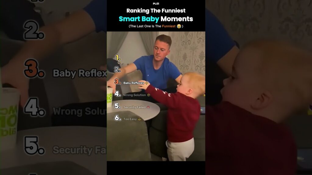 Ranking the Funniest Smart Baby Moments 👶😂 #funny #comedyshorts Ranking the Funniest Smart Baby Moments 👶😂 #funny #comedyshorts