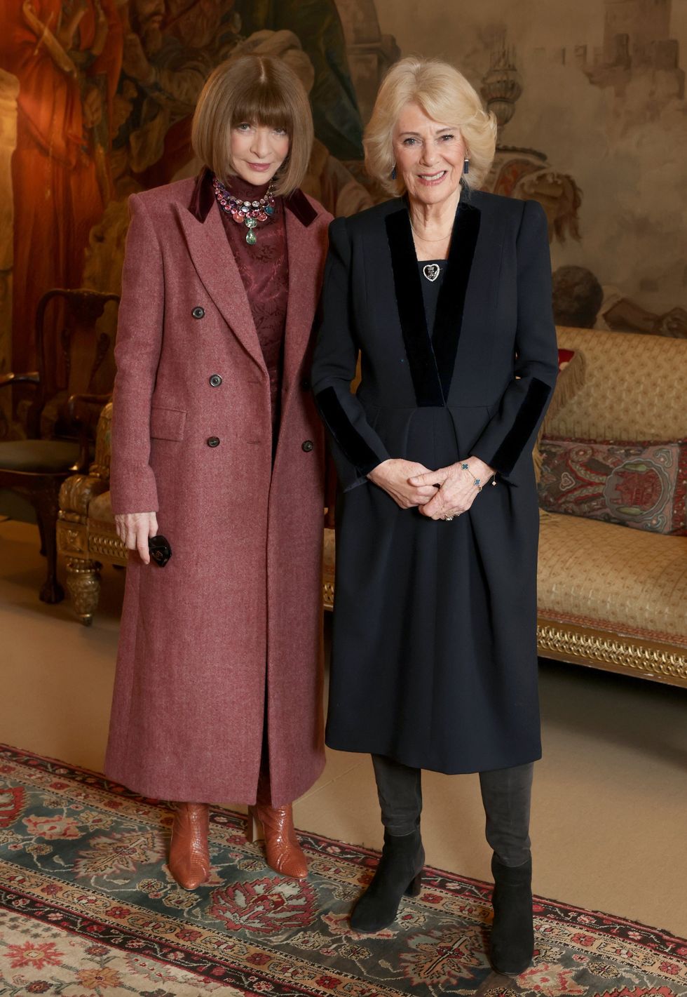 Queen Camilla and Anna Wintour