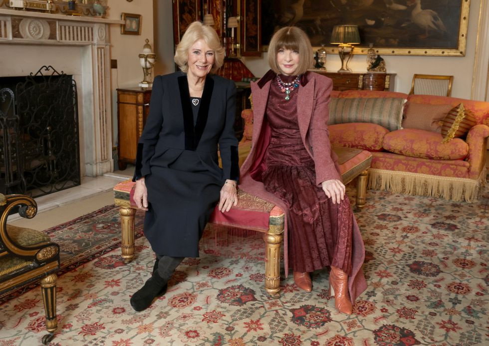 Queen Camilla and Anna Wintour