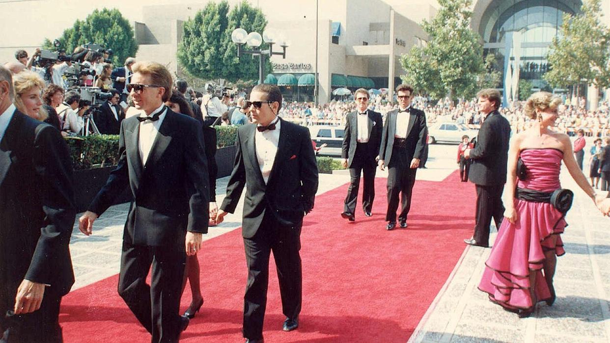 A red-carpet press line, where “say something” turns into a career decision. Credit: Alan Light via Wikimedia Commons.