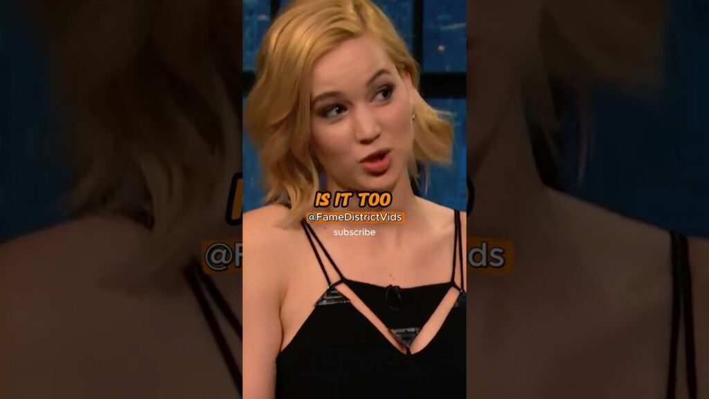 JENNIFER LAWRENCE Was Asked About THIS… #jenniferlawrence #celebrity #shorts
