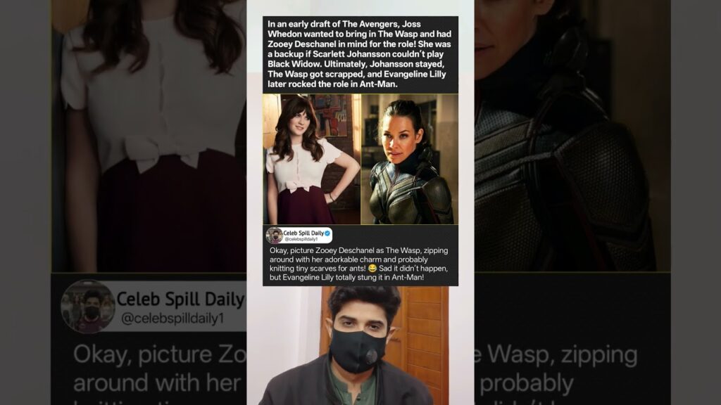Zooey Deschanel Almost Was The Wasp in Avengers?! 😱 MCU Alternate