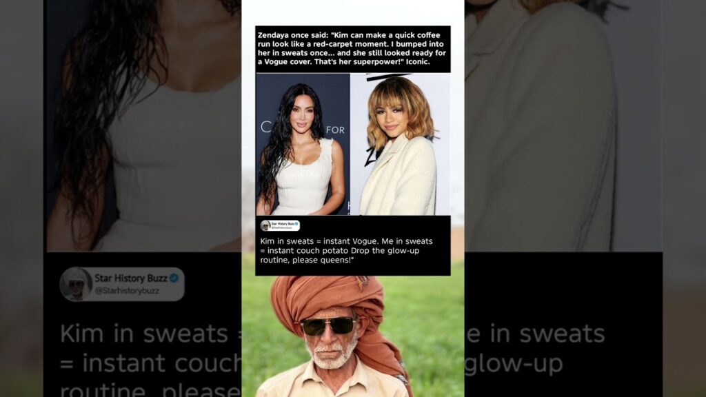 Zendaya Says Kim Kardashian Looks Vogue-Ready Even in Sweats & We Believe It