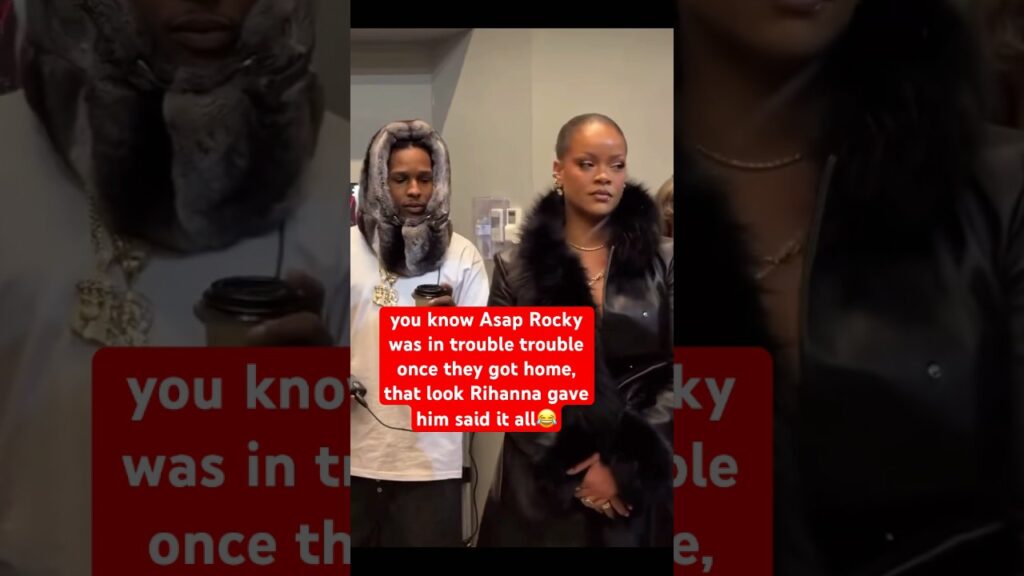 Rihanna looked píssed😅, Asap gonna get the business #rihanna #asaprocky