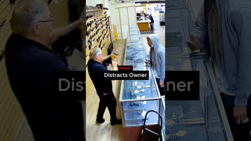 Store Owner Gets OutSmarted By Robber Store Owner Gets OutSmarted By Robber