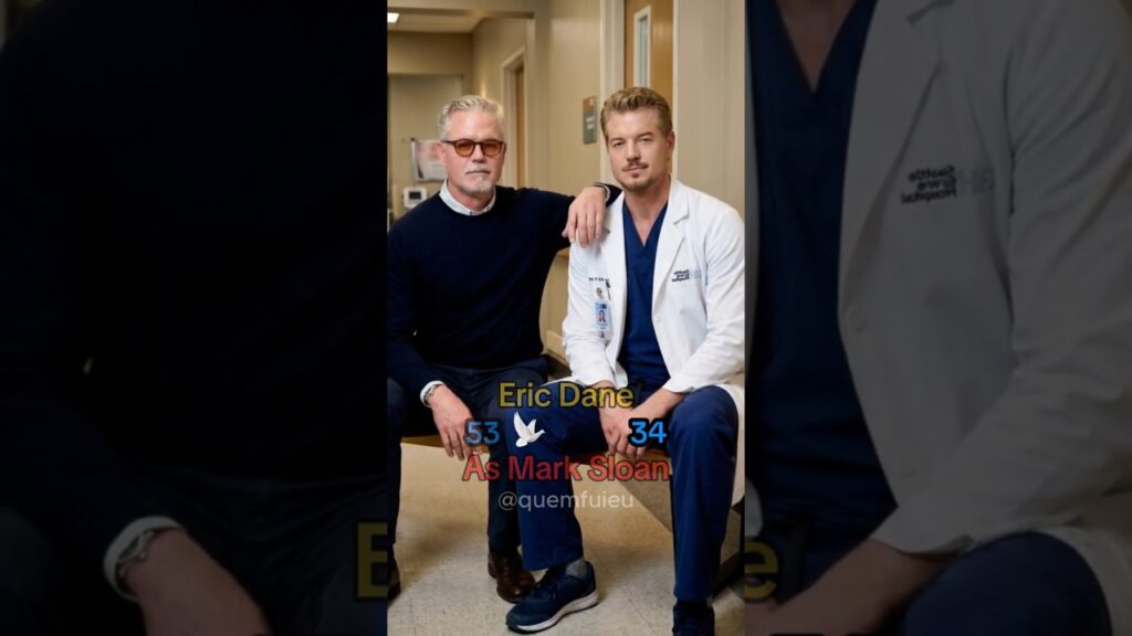 Iconic Grey's Anatomy Actors Then And Now RIP Eric Dane #shorts #greysanatomy #tvshows #trivia #fyp
