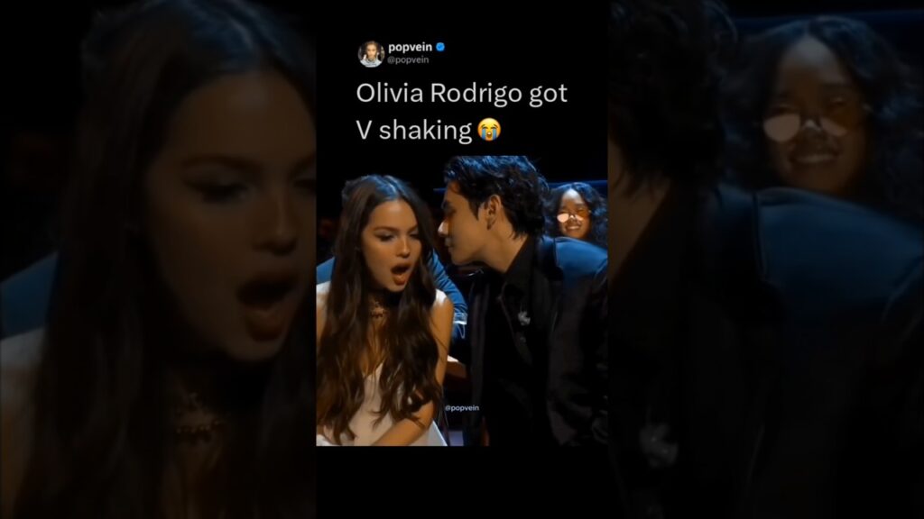 Olivia Rodrigo got V shaking π Olivia Rodrigo got V shaking π
