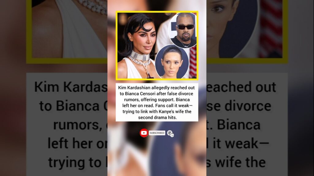 Bianca Censori GHOSTED Kim Kardashian? 😱 #shorts
