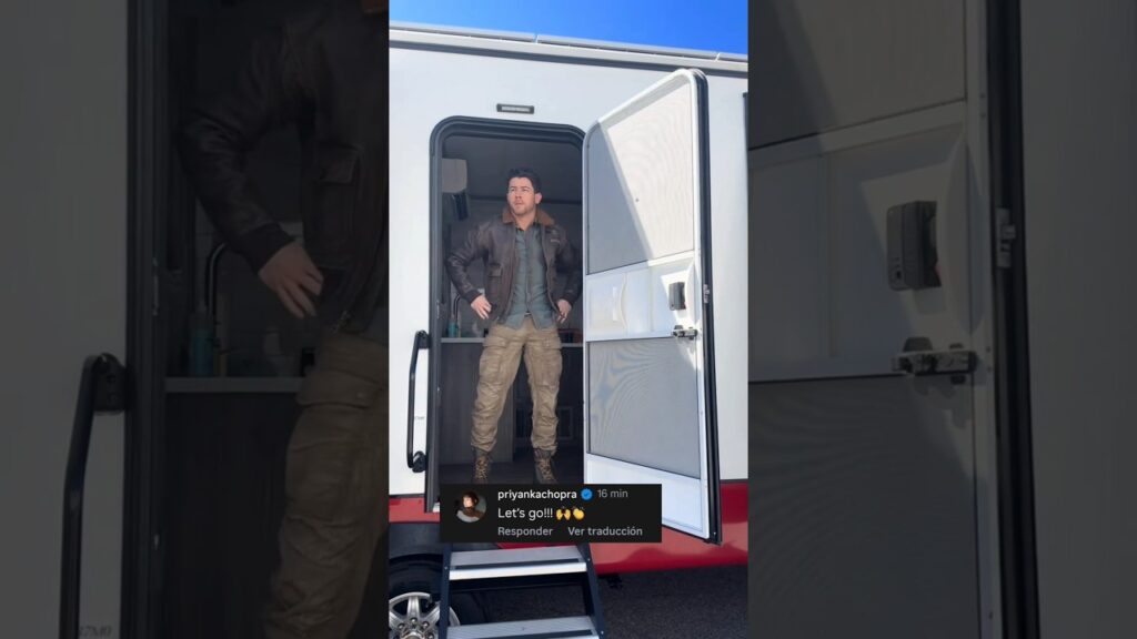 Nick Jonas is back on set of Jumanji 3, Priyanka Chopra his  number1 cheerleader ❤️🔥