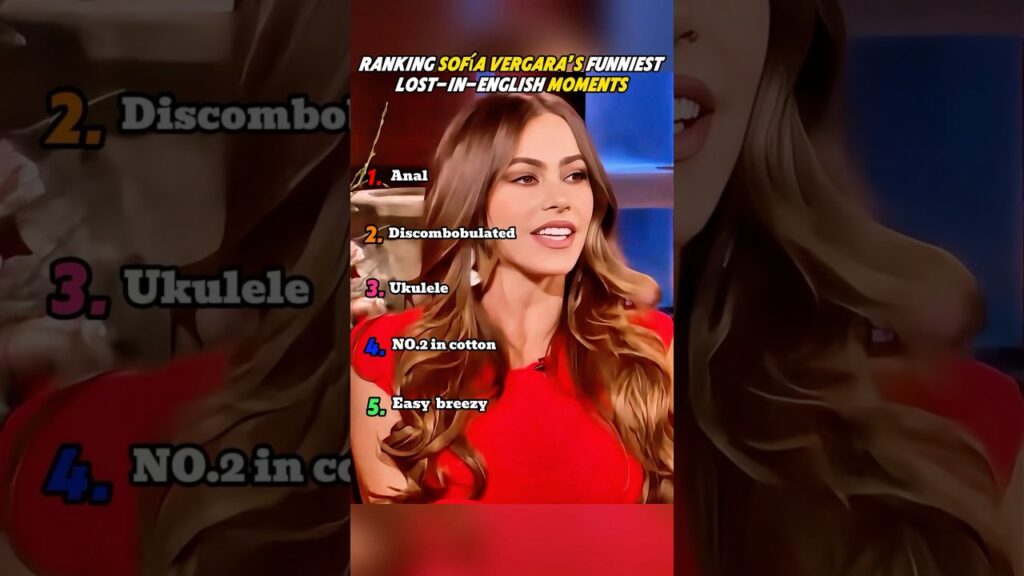 Ranking Sofía Vergara’s Funniest Lost-in-English Moments. #snl #youtube