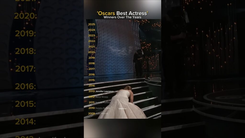 OSCARS 'Best Actress' Winners Over the Years 🏆