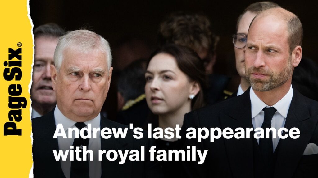 See Andrew Mountbatten-Windsor's last public appearance with the royal family amid his arrest