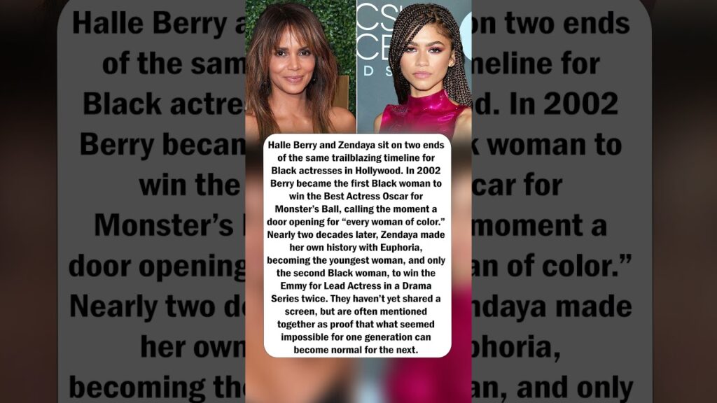 Halle Berry & Zendaya: Two Generations of Trailblazers