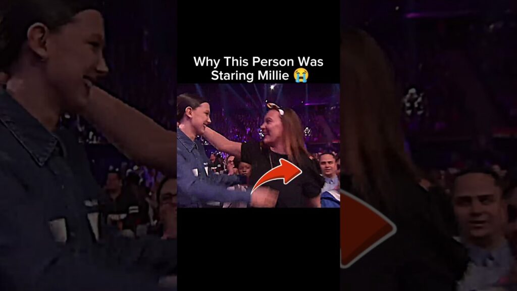why this person was staring at the Millie bobby brown #strangerthings