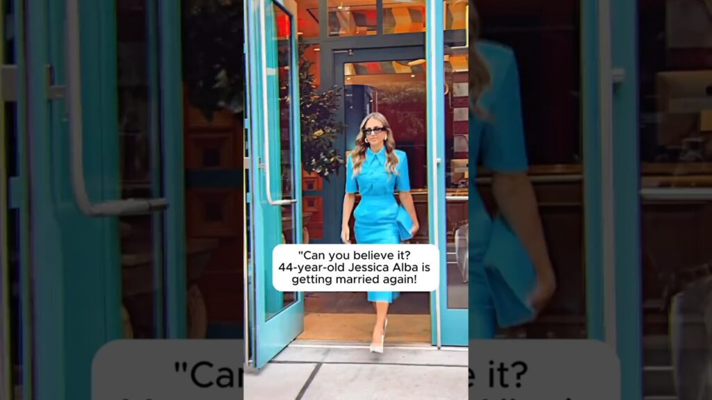 "Can you believe it?44-year-old Jessica Alba isgetting married again!