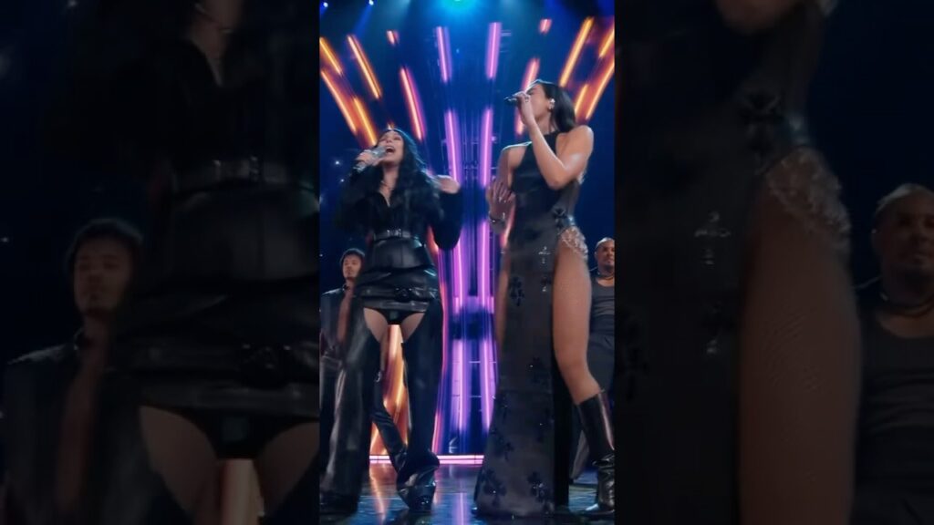 Cher and Dua Lipa singing Believe on Cher’s Rock & Roll Hall of Fame induction #Cher