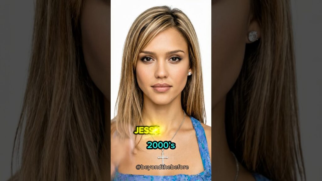 2000’s most beautiful actresses then & now! #jessicaalba #meganfox #evamendes #milakunis