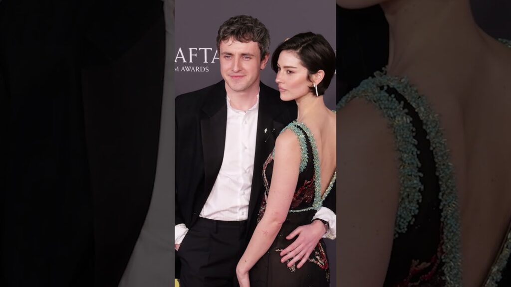 Gracie Abrams and Paul Mescal make their red carpet debut at 2026 BAFTAs #shorts