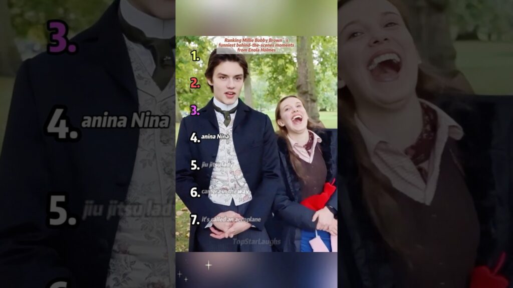 Ranking Millie Bobby Brown’s funniest behind-the-scenes moments from Enola Holmes.#MillieBobby