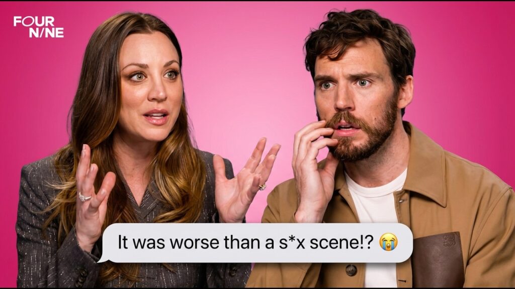 Kaley Cuoco & Sam Claflin On The Scene That Went Horribly Wrong Kaley Cuoco & Sam Claflin On The Scene That Went Horribly Wrong