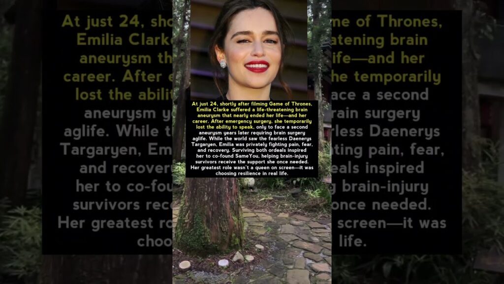 “Emilia Clarke’s Real Battle Wasn’t on Screen” “Emilia Clarke’s Real Battle Wasn’t on Screen”