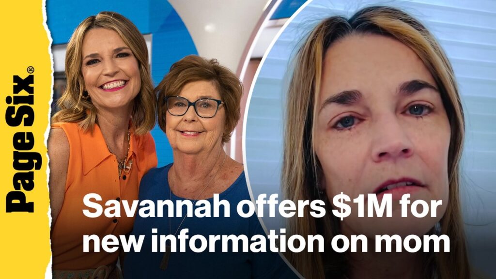 Savannah Guthrie tearfully shares update on mom Nancy as family offers $1 million reward