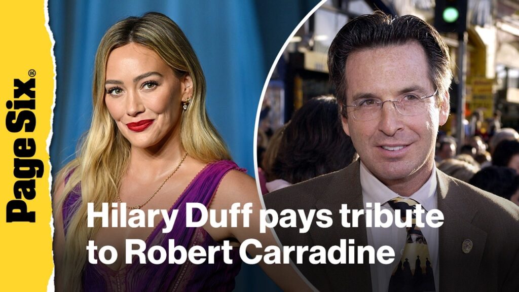 Hilary Duff pays tribute to 'Lizzie McGuire' co-star Robert Carradine