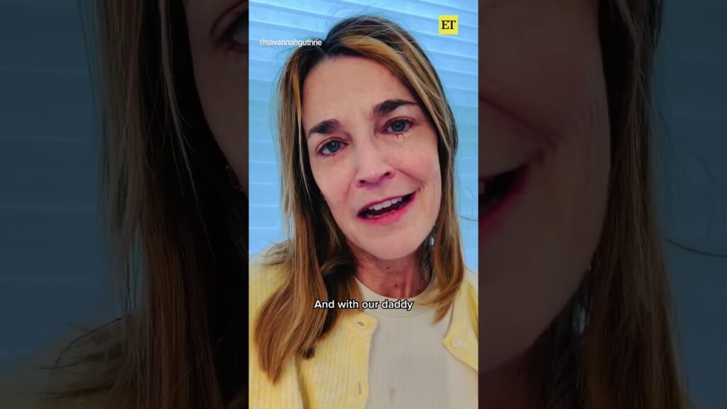 Savannah Guthrie offers a $1 million reward for information leading to the recovery of her mother.