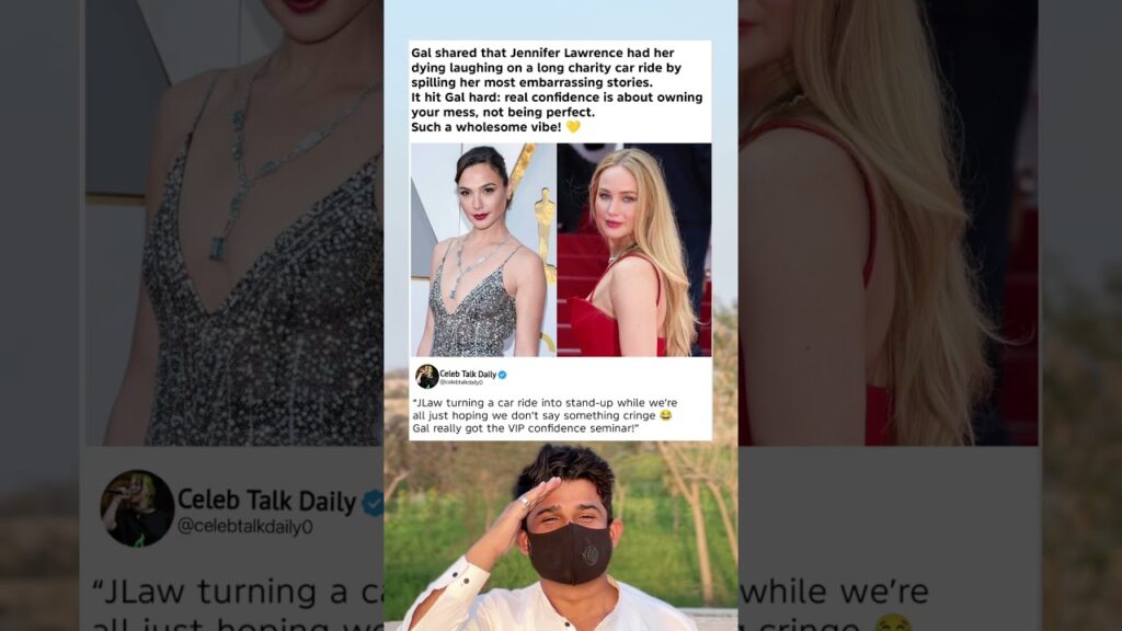 JLaw Had Gal Gadot Dying Laughing in a Car – Confidence Lesson! 😂