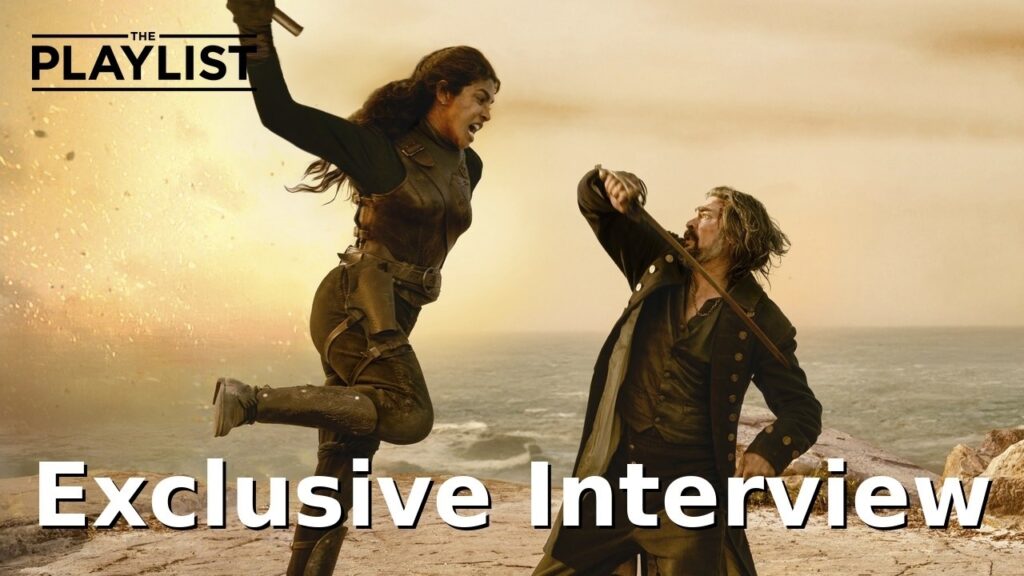 THE PLAYLIST Interview with Karl Urban & Priyanka Chopra Jonas on "The Bluff"