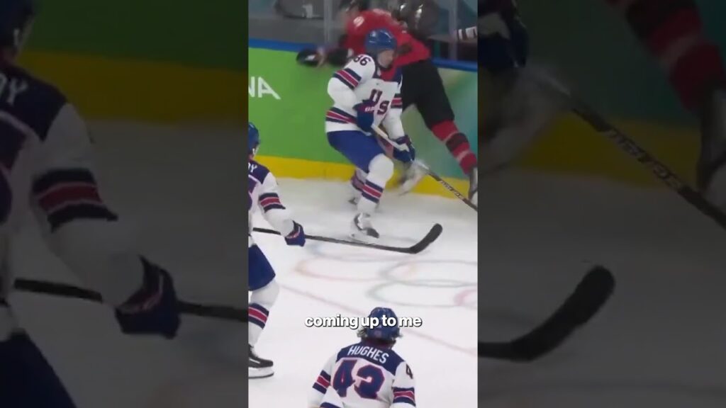 Jack Hughes speaks out on losing teeth during the Olympic hockey game #shorts