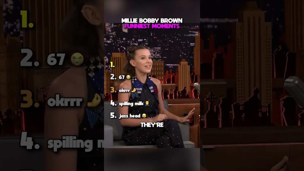 Millie Bobby Brown funniest moments 😂
