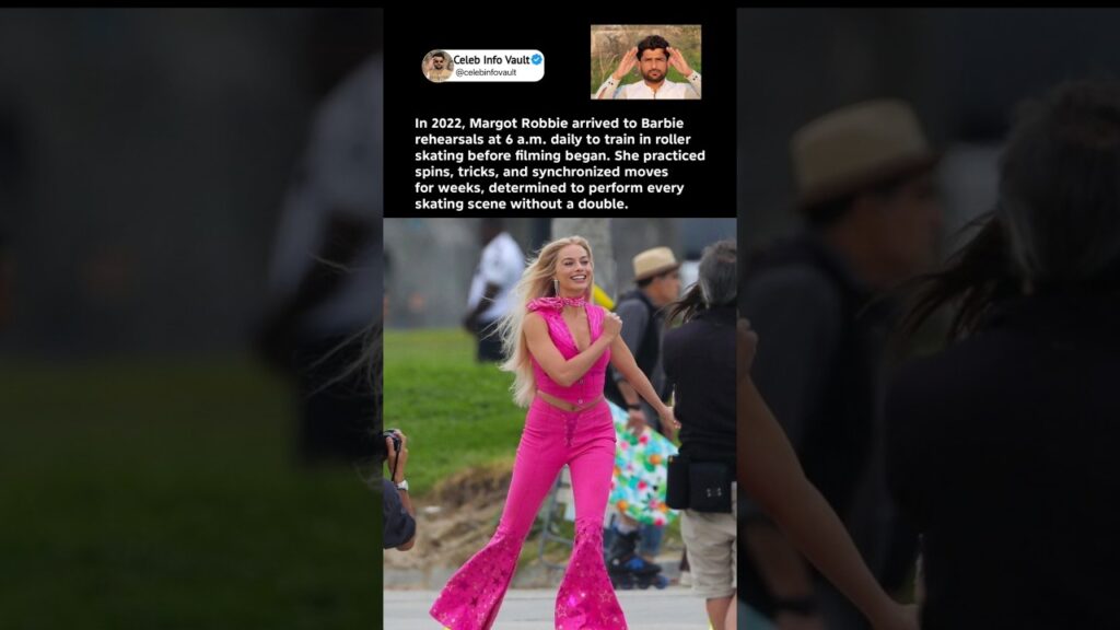 Margot Robbie’s 6AM Roller Skating Grind for Barbie 😱 No Stunt Double Margot Robbie's 6AM Roller Skating Grind for Barbie 😱 No Stunt Double