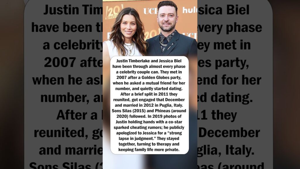 Justin Timberlake & Jessica Biel’s Ups‑and‑Downs Marriage
