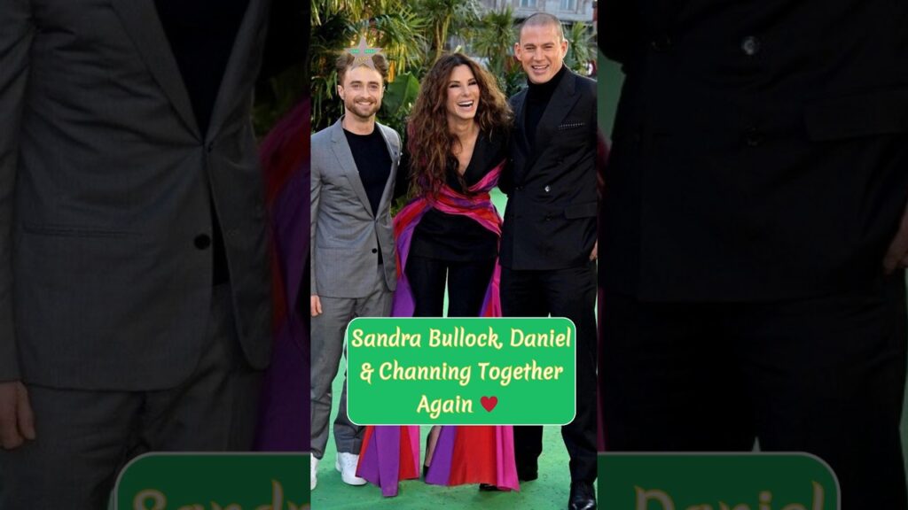 Sandra Bullock, Daniel & Channing Together Again ♥️ #sandrabullock #hollywood