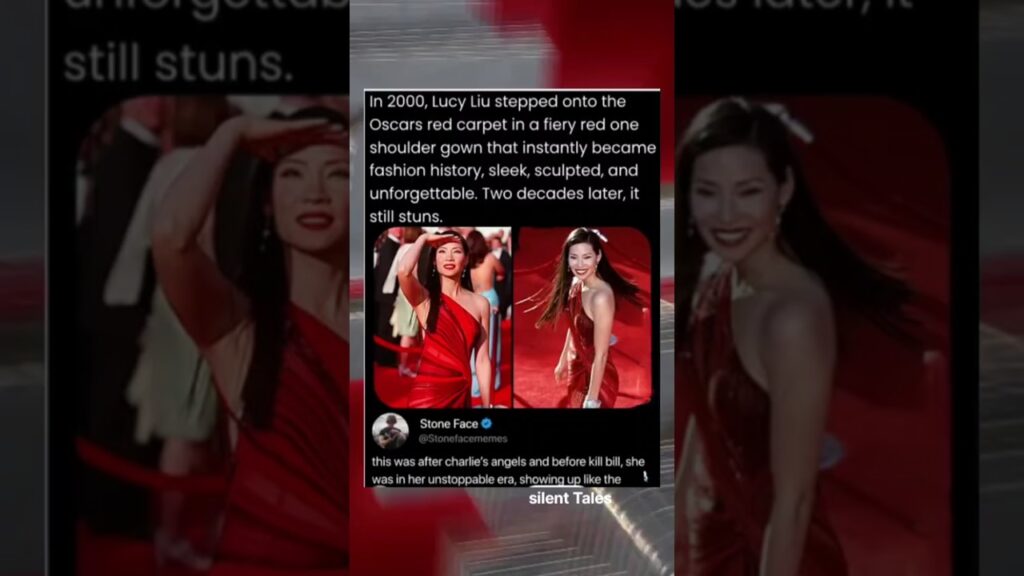 In 2000,Lucy Liu stepped onto the Oscars red carpet,,,, #lucyliu .