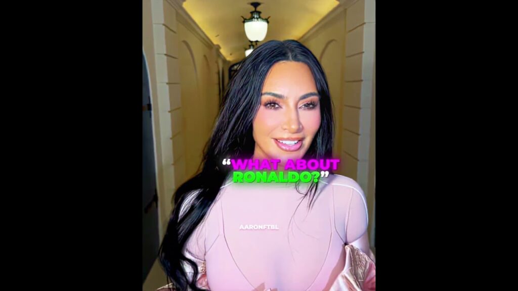 Ronaldo scored a goal for Kim Kardashian😱🔥