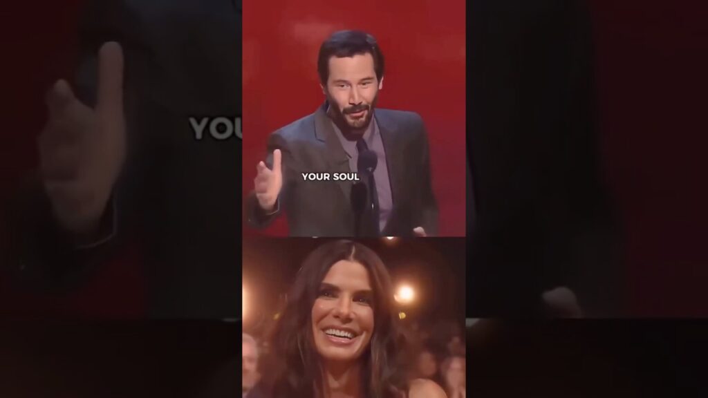 Beautiful words from Keanu Reeves @sandra Bullock