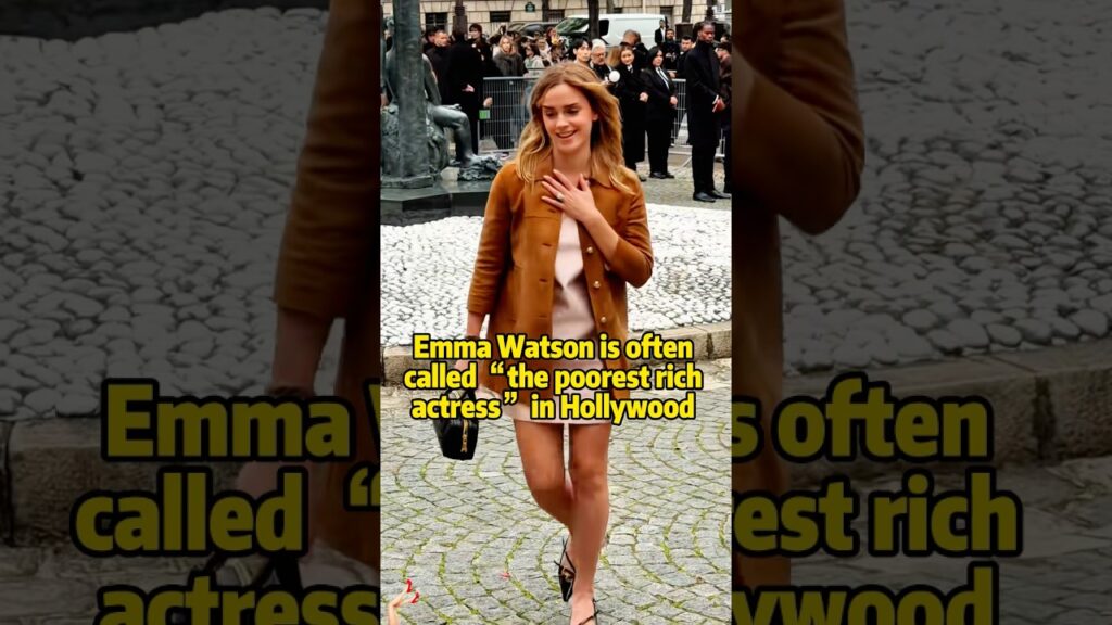Emma Watson is often called “the poorest rich actress” in Hollywood #celebrity #usa #fyp #shorts