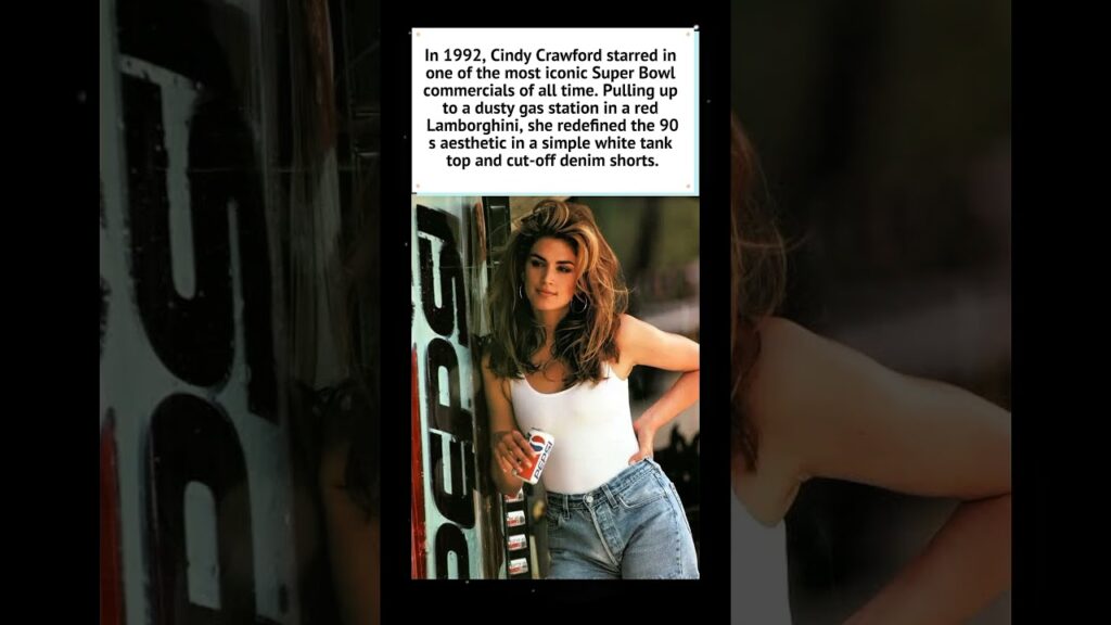 Cindy Crawford’s Iconic Pepsi Ad (1992) 🥤 Cindy Crawford’s Iconic Pepsi Ad (1992) 🥤