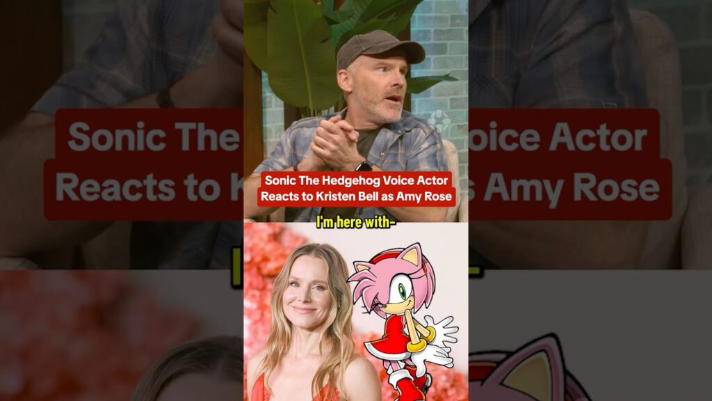 Sonic VA (from the games) Roger Craig Smith comments on Kristen Bell as Amy! #sonic #amy #movie #ign