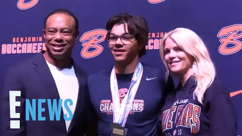 Tiger Woods, Ex Elin Nordegren Reunite at Son Charlie’s Golf Ceremony | E! News