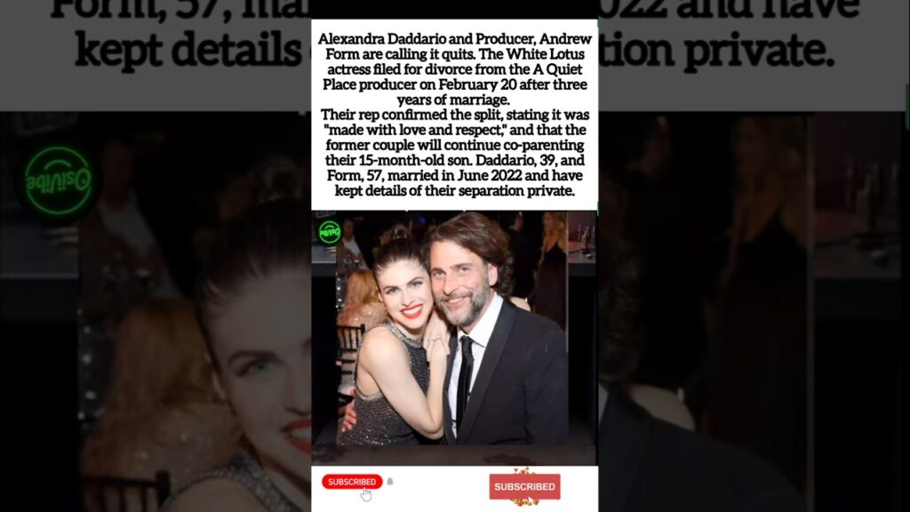 📢💔Alexandra Daddario Files for Divorce from Andrew Form After Three Years of Marriage! #osiivibe 📢💔Alexandra Daddario Files for Divorce from Andrew Form After Three Years of Marriage! #osiivibe