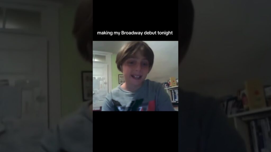 Jake Shane looks back on his Broadway audition from sixth grade #shorts