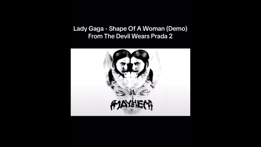 Lady Gaga - Shape Of A Woman (Demo) From The Devil Wears Prada 2 #ladygaga #cinema #music