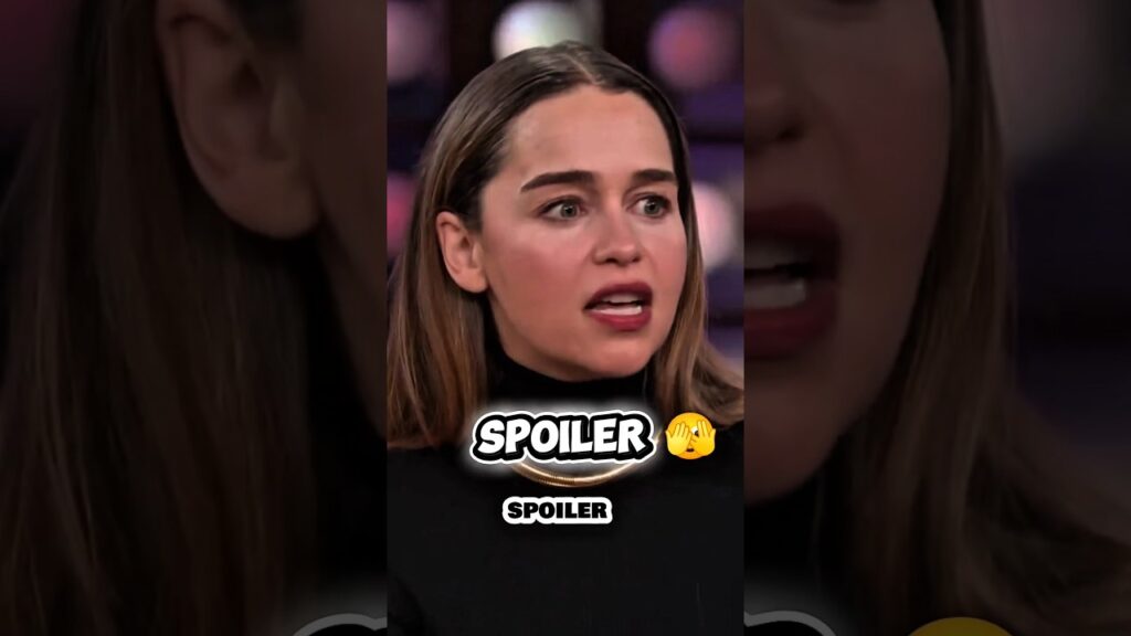 Emilia Clarke couldn't wait to tell spoilers on her new movie ponies